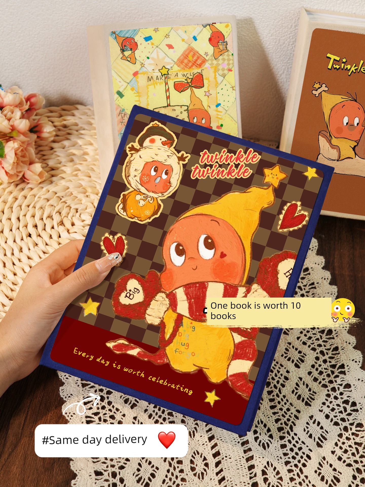 Small Photo Album, Commemorative Album, 5-Inch, 6-Inch Baby Growth Record, Family Photo Album, Insert Pages, Large Capacity Photo Storage Card Album