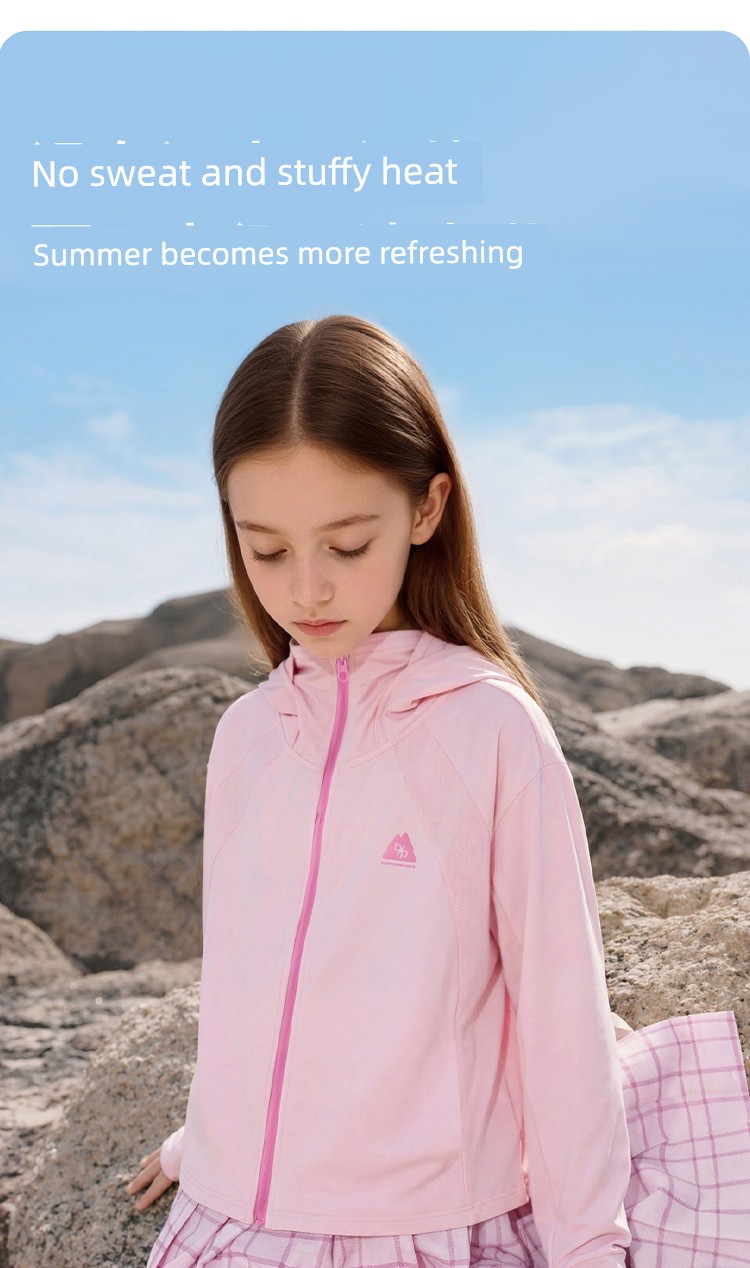 [Same Style as in the Mall] Balabala Girls' Sun Protection Clothing, Kidsren's Jacket, 2026 New Summer Cool Top — 9