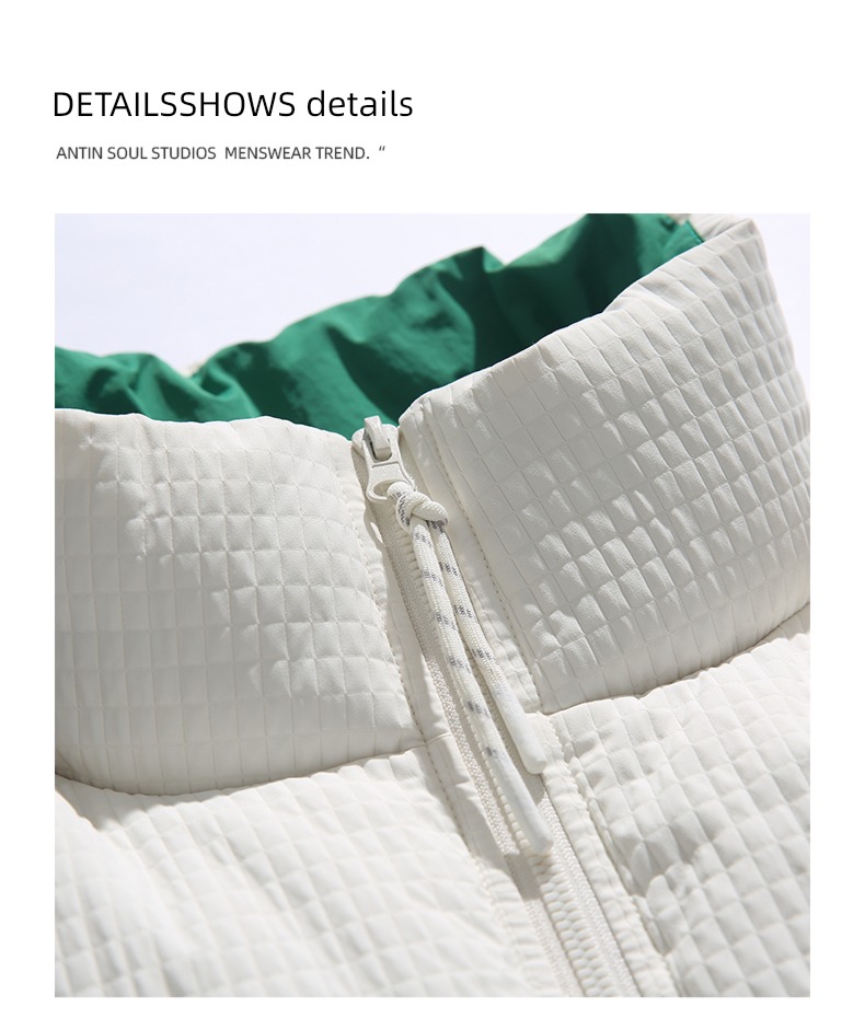 Chaopai Gold brick Down jacket Winter money Wear out Vest