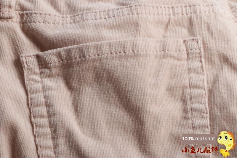 zipper leisure time foreign trade Last order Clearance corduroy trousers