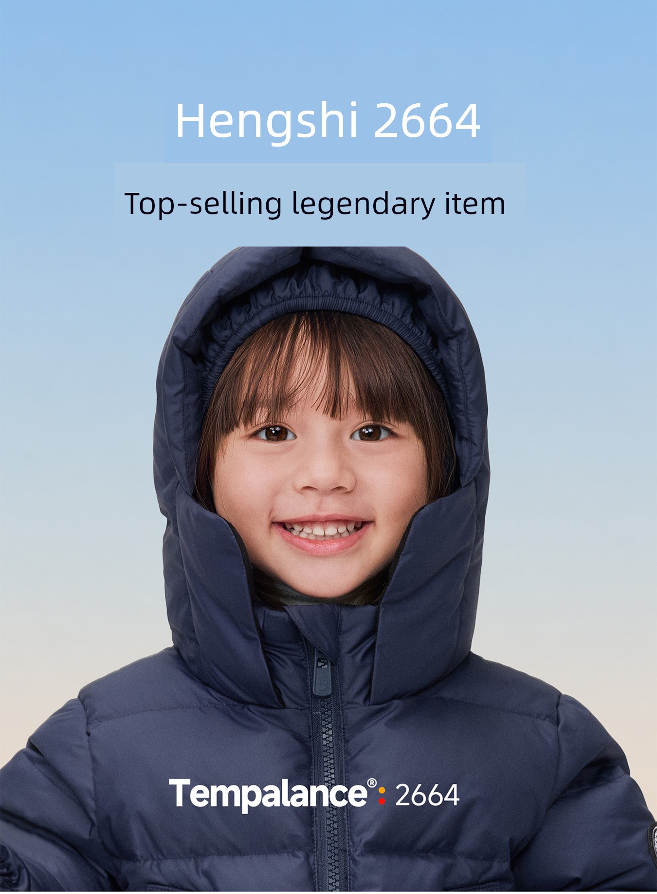 Nanny Goose Mid Length Long Length Face Care Thickened Children's down Jacket — 3