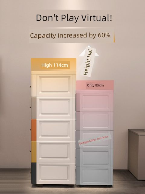 Extra large European drawer storage cabinet baby wardrobe children toys storage chest of cabinet storage box