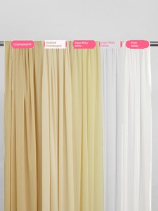 Wedding Ceiling Drapes Champagne-Colored Stretch Fabric Milk Silk Cream-Colored Decorative Wedding Stage Background Clot