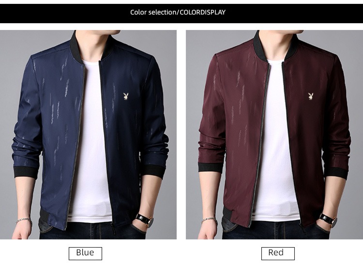 dandy spring and autumn man Self-cultivation Athletic Wear Jacket