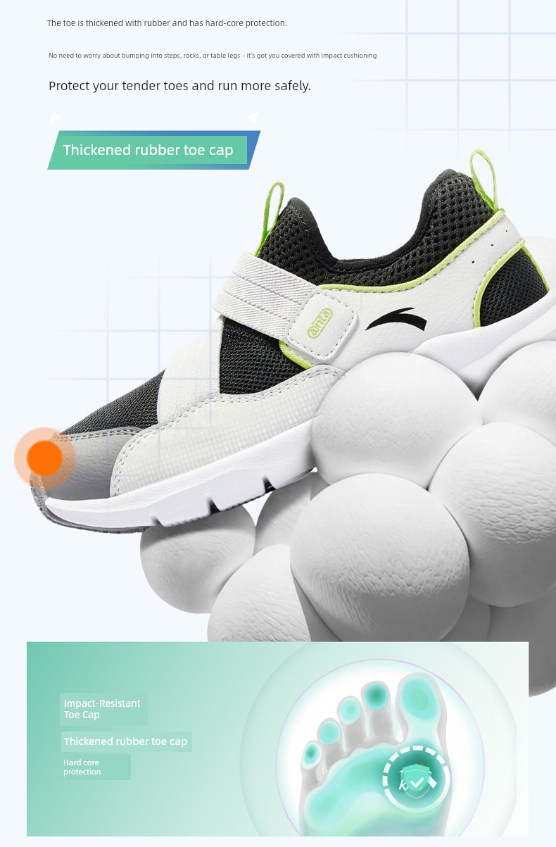 Slip-On Shoes | Anta Kidsren's Running Shoes for Boys and Girls, 2026 Autum New Running Shoes, Sports Lightweight Shoes — 7