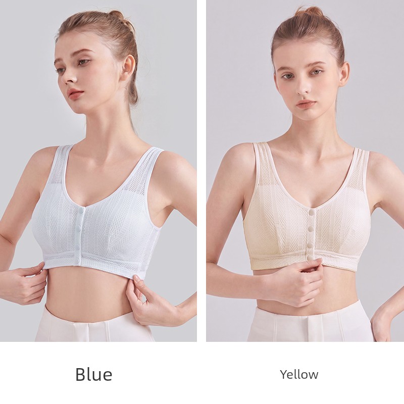Front-Buttoned Nursing Bra for Postpartum Breastfeeding and Sleeping, Special Vest-Style Maternity Bra for Pregnancy, Ultra-Thin Summer Model — 7
