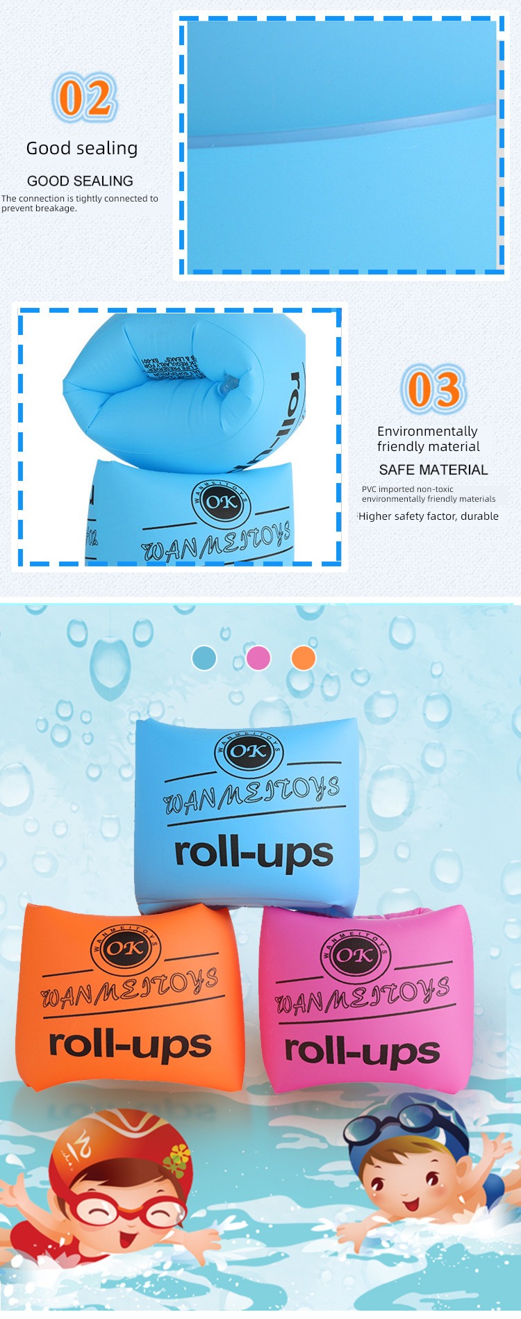 Water sleeve baby buoyancy adult children Swimming ring