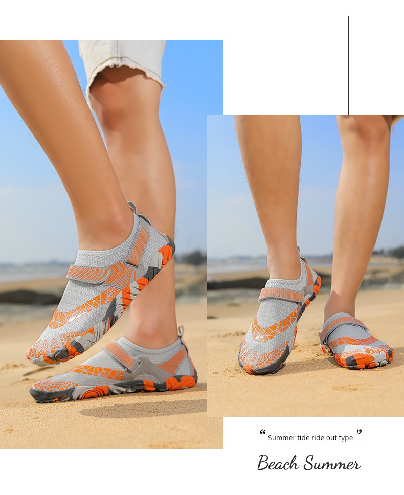 Platform plus Kids Upstream Shoes Men's and Women's Beach Shoes Quick-Drying Hiking Drifting Swimming Shoes Cutting Sea Reef Antiskid Shoe — 37