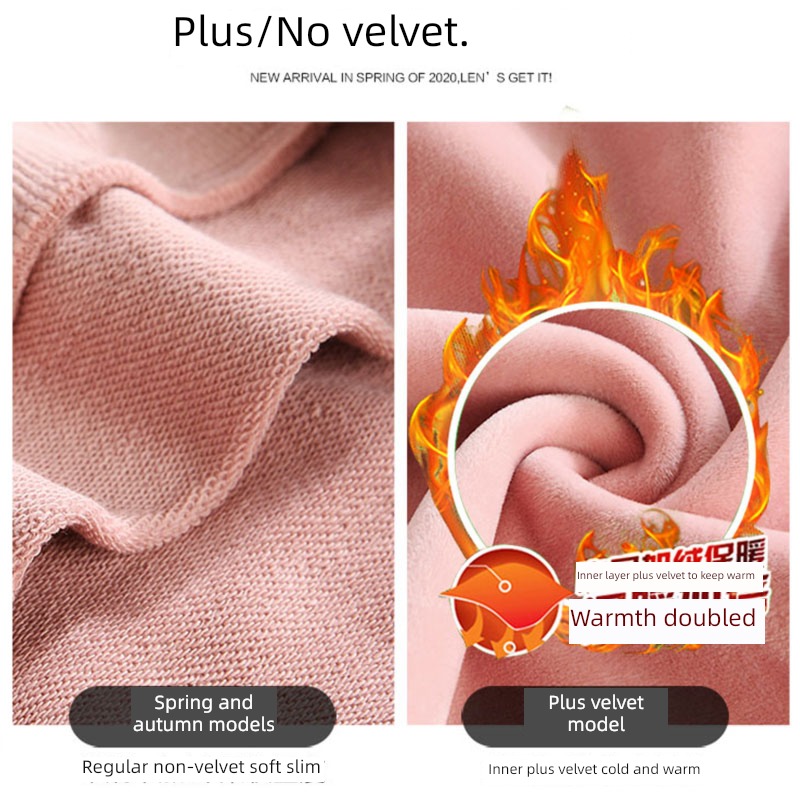 thickening spring and autumn easy Big size ins Round neck Sweater