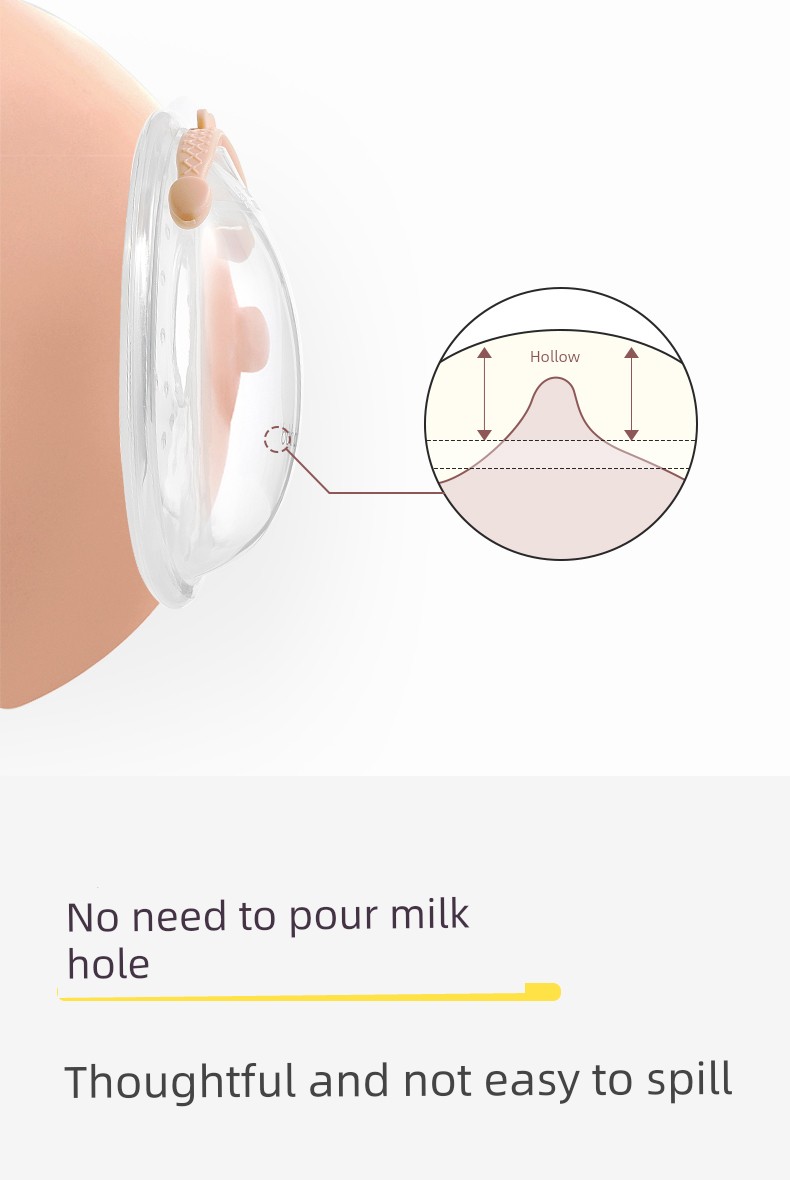 Boboduck Big Mouth Duck Drain Connector Milk Handy Gadget Silicone Squeeze Milk Hands-Free Wearable Breast Milk Collector — 14