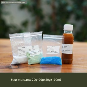 Mordant, Plant Dye, Plant-Based Dye, Color-Fixing Alum, Green Alum, Blue Alum, Iron Pulp, Water Transfer Dye, Transfer D