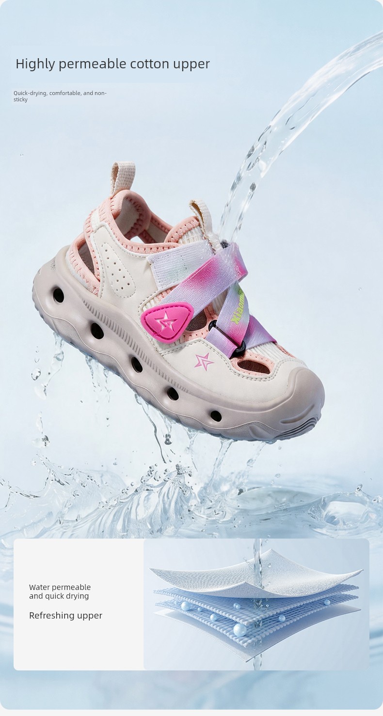 Xiaomi Children's Sandals, Closed-Toe Kids' Shoes, Summer Soft-Soled Breathable Outdoor Beach and Water Shoes for Boys and Girls — 8