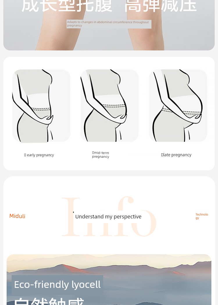 Maternity Shorts for Summer, Thin Lyocell Maternity Pants, 2026 New Model, Maternity Wear for Women — 5
