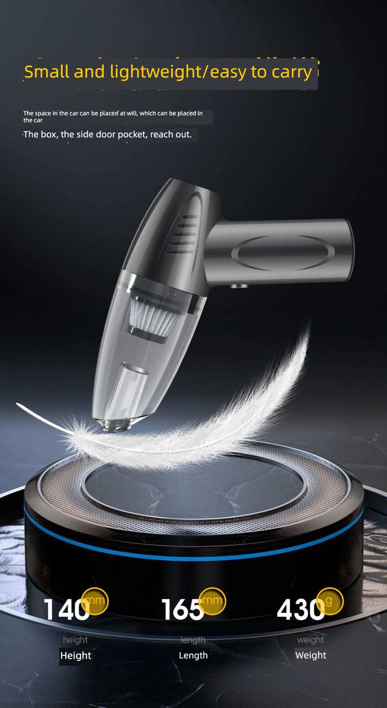 chigo  wireless charge small-scale Mini vehicle Vacuum cleaner