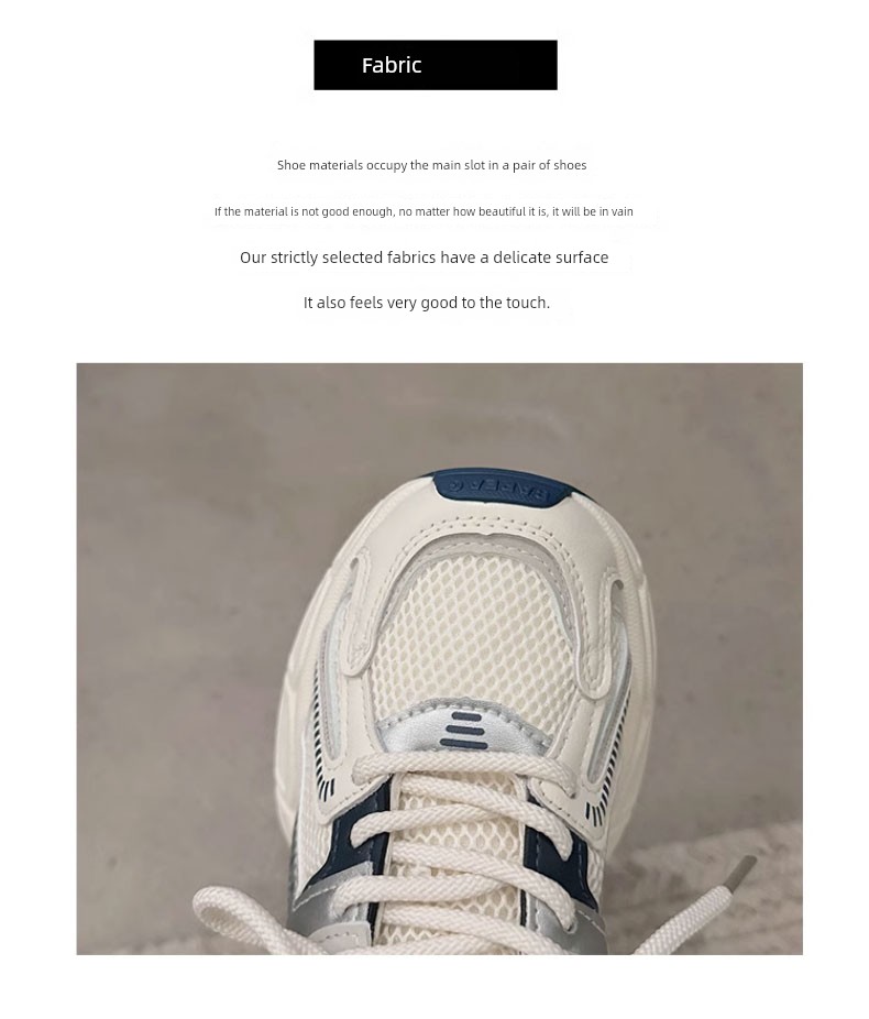 Girls' Shoes 2026 Autumn New Style, Trendy Dad Shoes for Older Children, High-Appearance Children's Sports Shoes, Breathable Mesh for Girls — 3