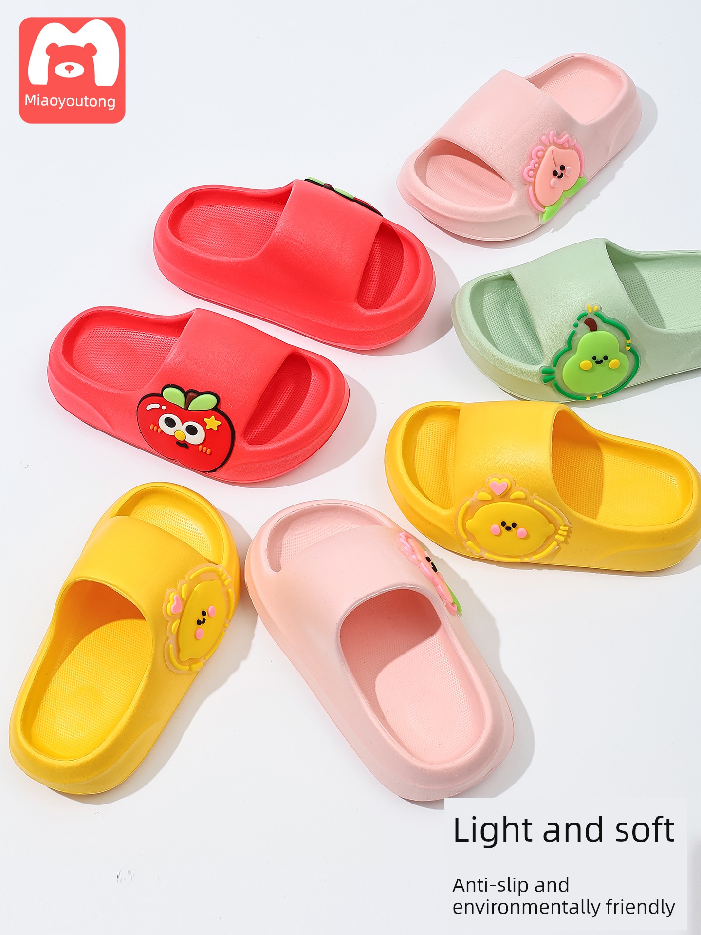 Children's Slippers 2026 Summer New Style Boys and Girls Baby Indoor and Outdoor Non-Slip Kidsren's Eva Slippers
