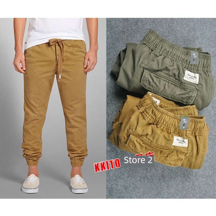spring The new washing come to a stop Solid color man Casual pants
