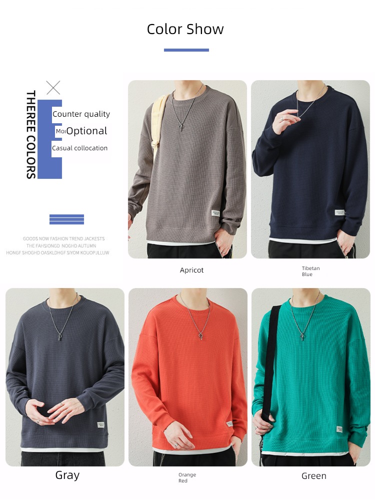 Wolfgang Fake two spring and autumn Undershirt Round neck Sweater