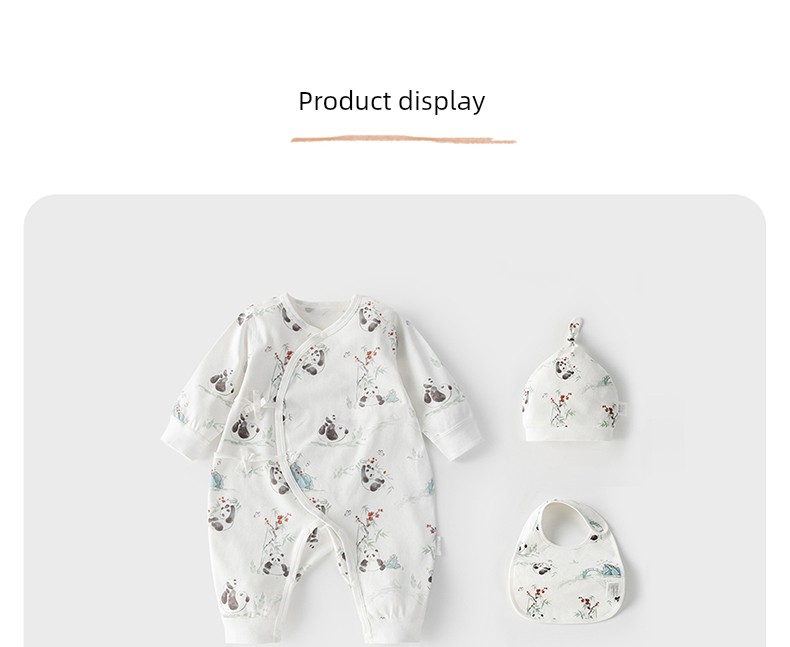 【Pregnant Mom Gift 2.0 - New Customers Starting at 39.9】Happy Bear Newborn Romper Baby Jumpsuit Gift Box Set — 38