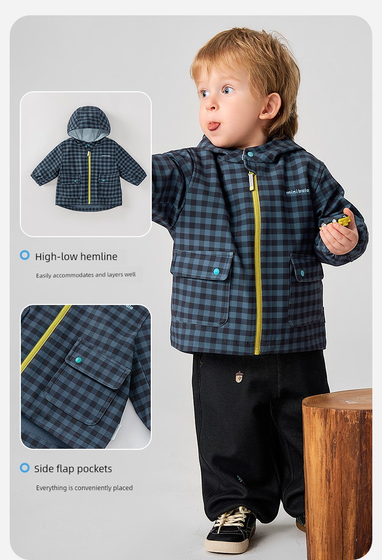 [Courage Soft Leather] Mini Bala Boys and Girls Children's Jacket Water-Repellent Plush Inner Lining Three-In-One 2026 Autumn — 20