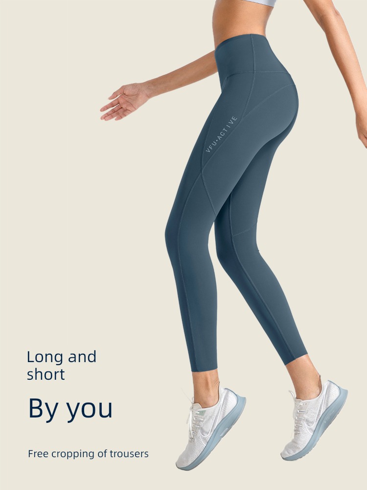 VfU Aerobics High waist The abdomen Buttock lifting Autumn and winter Fitness pants