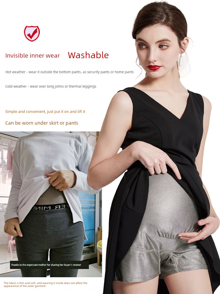 Radiation-Proof Pregnant Women's Clothing Invisible Apron Shorts Pregnant Women's Radiation Protective Clothing Genuine Goods — 4