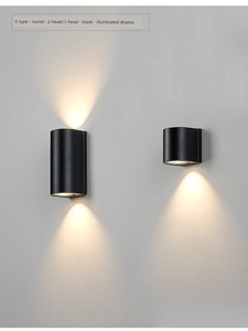 Led Outdoor Wall Lamp Waterproof Wall Washer Spotlight Outdoor Courtyard Balcony Staircase Aisle Wall Lamp Bedroom Bedsi