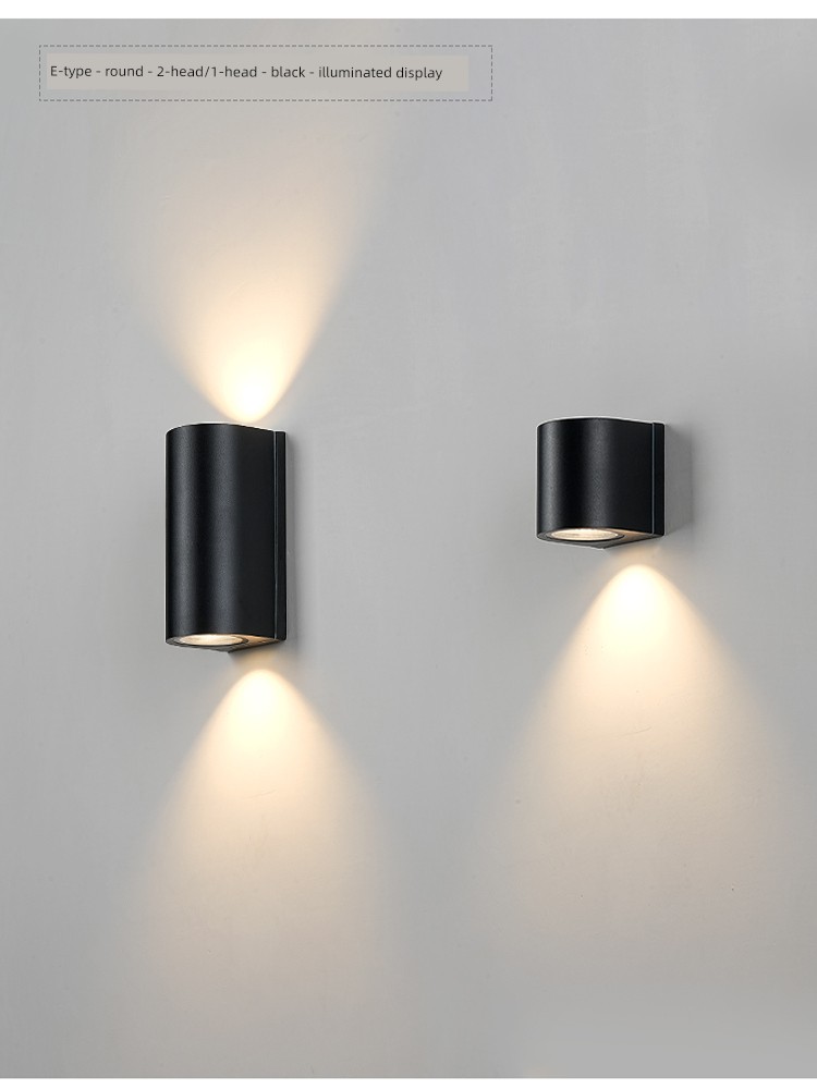 Led Outdoor Wall Lamp Waterproof Wall Washer Spotlight Outdoor Courtyard Balcony Staircase Aisle Wall Lamp Bedroom Bedside Lamp