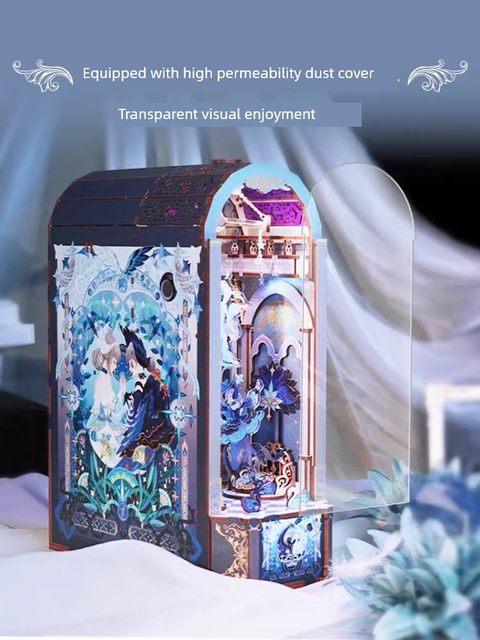 Tongqu assembled book set up the King of Glory surrounding Xiao Qiao Swan Dream DIY hut three-dimensional puzzle handmade model