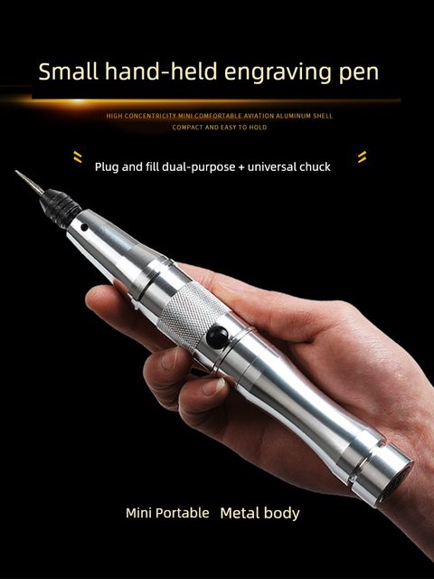 Baiqi engraving pen electric charging dual-purpose electric grinder tool grinder electric drill engraving knife special lettering set