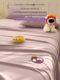 Towel embroidered bed sheet single piece non-pure cotton 100 full cotton quilt single pillow case three piece set dormitory single wash cotton kang single