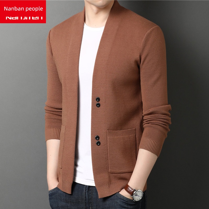 NGGGN spring Solid color youth fashion knitting Cardigan