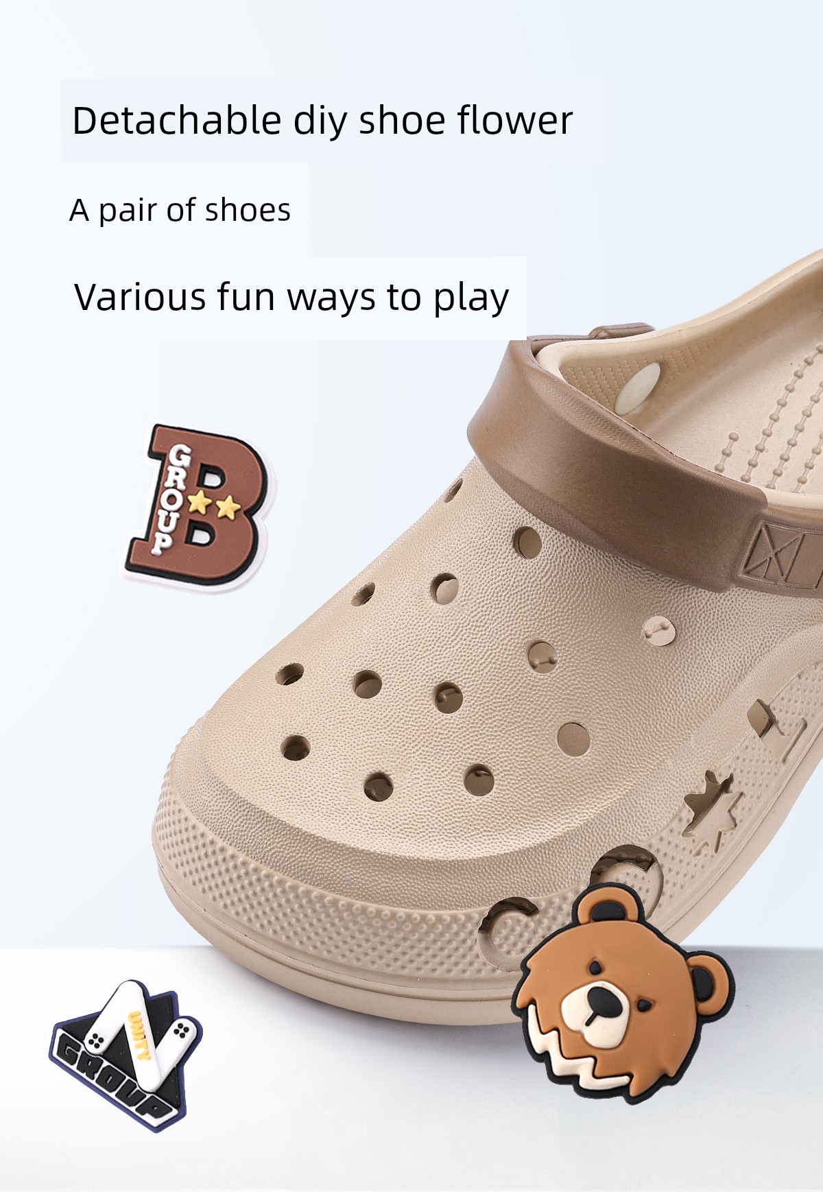 Happy Mary Outdoor Children's Sandals for Girls, Summer Soft Beach Shoes, Boys' Slippers for Older Kids — 9