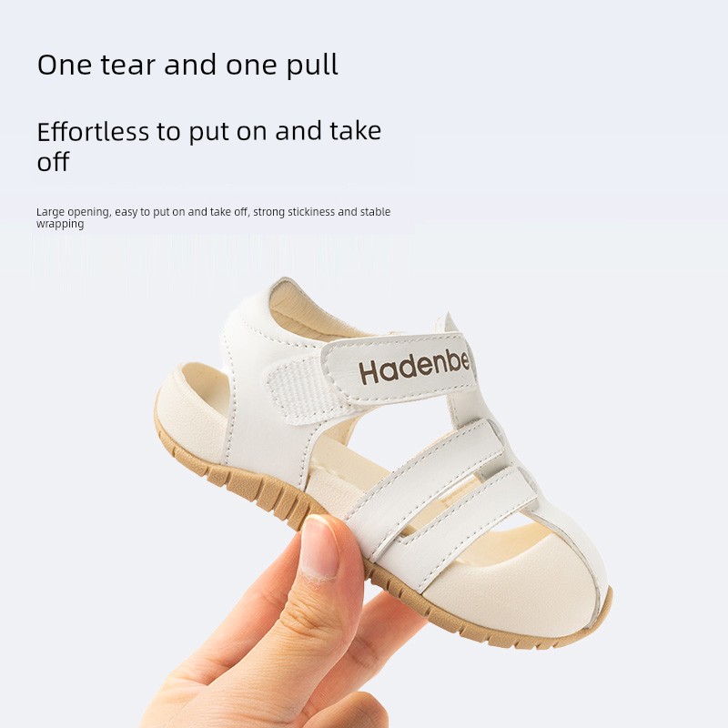Harden Bear Children's Shoes Closed-Toe Sandals for Boys 2026 Summer New Soft-Soled Sports Beach Shoes for Girls Fashionable — 2