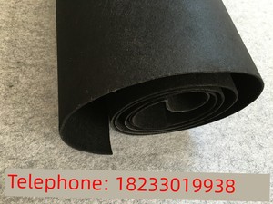 Black 3M Adhesive Felt Car Soundproof Self-Adhesive Felt Cloth Thickened 1 to 5mm Trunk Restoration Noise Reduction Genu