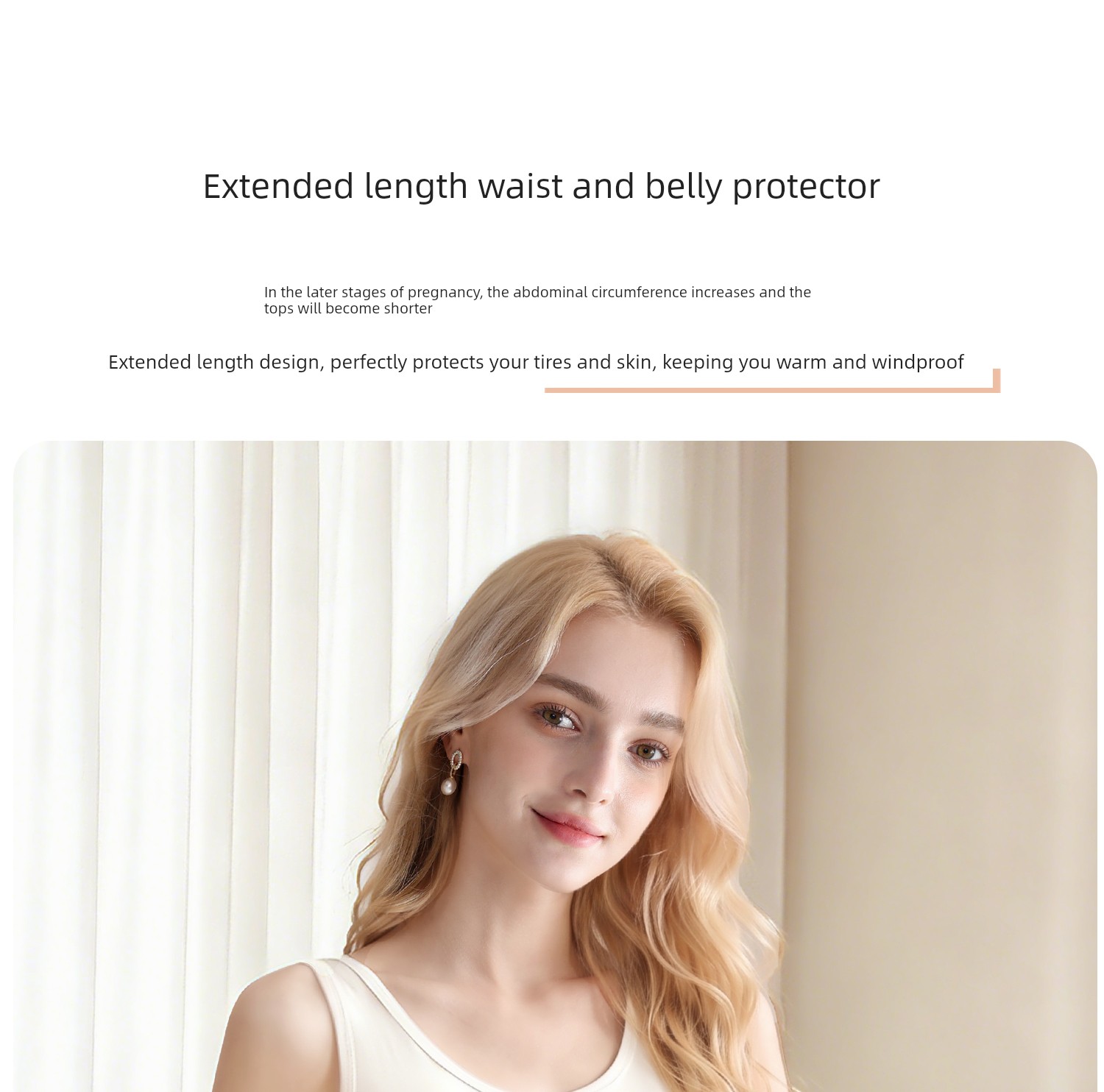 All Cotton Dralon Autumn and Winter Special Heattech Intimates Pregnant Women — 16