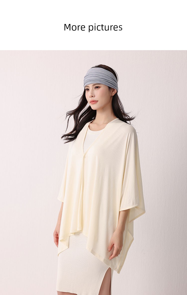 Jq Jingqi Youkesi Nursing Cover Postpartum Shawl Sun Protection Clothing for Outdoor Use Autumn Nursing Cover-Up Cloak — 14