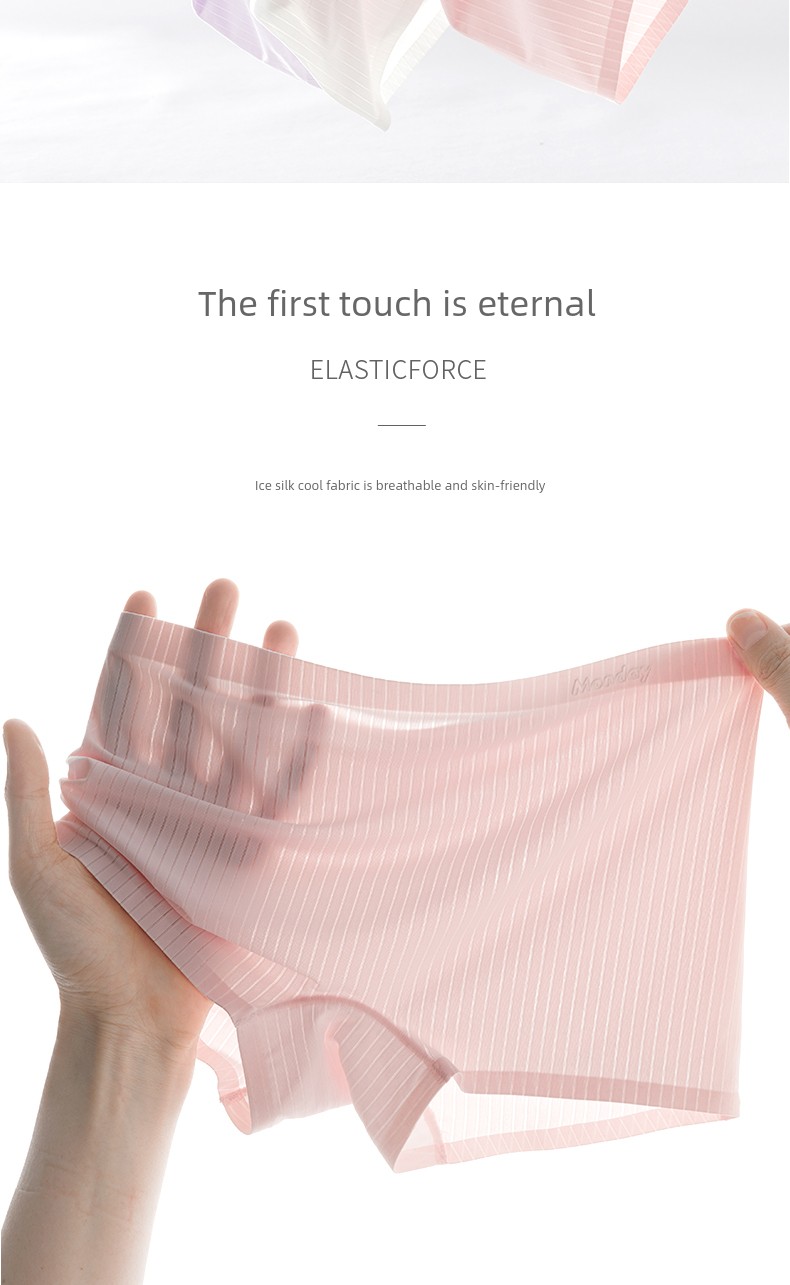 Girls' Boxer Briefs, Ice Silk Children's Summer Thin Style, Baby Girl's Four-Cornered Panties, Non-Binding Shorts for Girls — 11