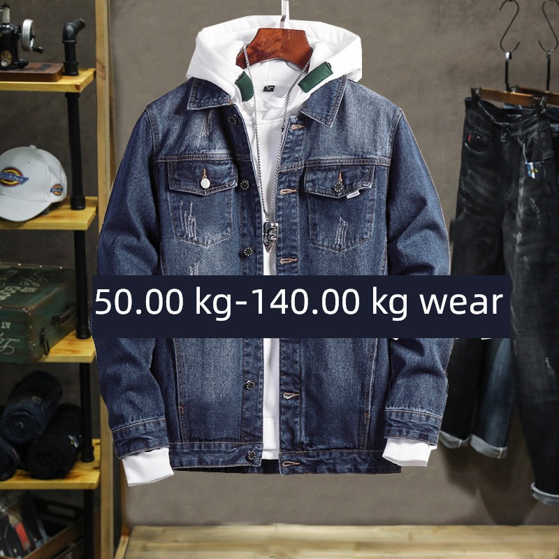 tide autumn Jacket easy Fat guy Coat chaqueta