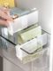 Lazy corner refrigerator side door partition clamp adjustable classification sorting storage partition baffle partition