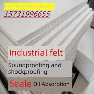 Industrial 1-70mm Pure Wool Felt Sealed Abrasion Resistant High Temperature Resistant Bubble Wrap Felt Chemical Fiber Fe