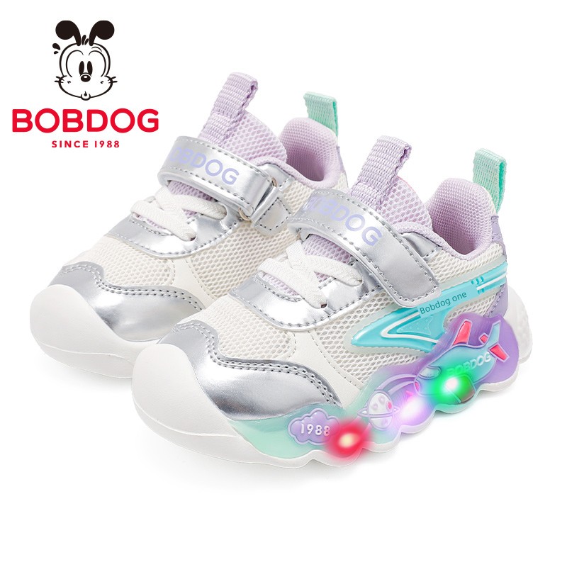 Babudou Children's Shoes, Girls' Shoes, 2026 New Autumn Model, Light-Up Shoes for 1 to 3 Years Old, Baby Light-Up Toddler Shoes — 8