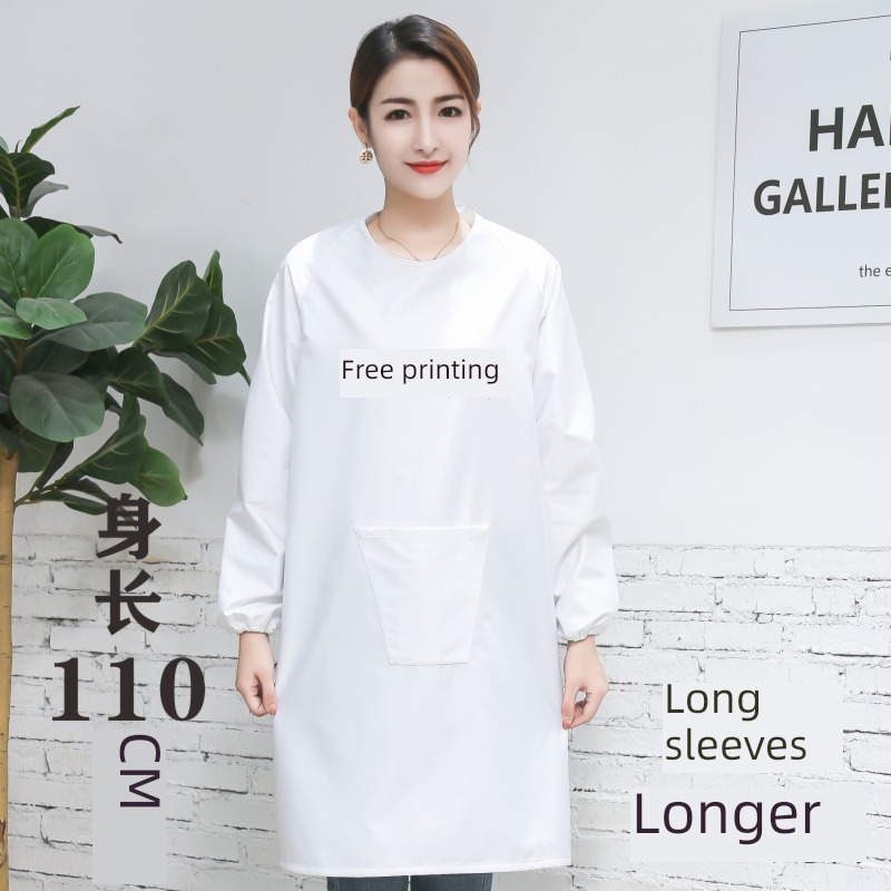 white waterproof Non stick hair Long sleeve studio Thin money