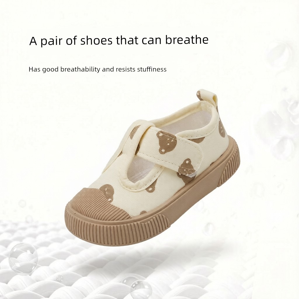 Kindergarten Indoor Shoes for Boys, Lightweight Canvas Shoes, Toddler Walking Shoes, Special for Boys Entering School, 2026 New Model — 3