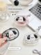 Transparent data cable storage bag portable waterproof travel simple key ring pain bag blind box figure storage bag pendant