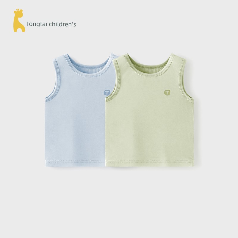 Tongtai Baby Summer T-shirt Modal 2-Piece Vest — 1