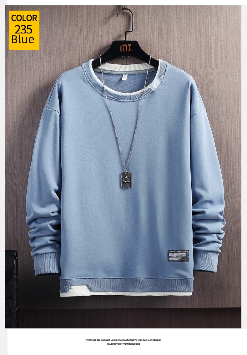 Spring and Autumn easy T-shirt Undershirt schoolboy Sweater