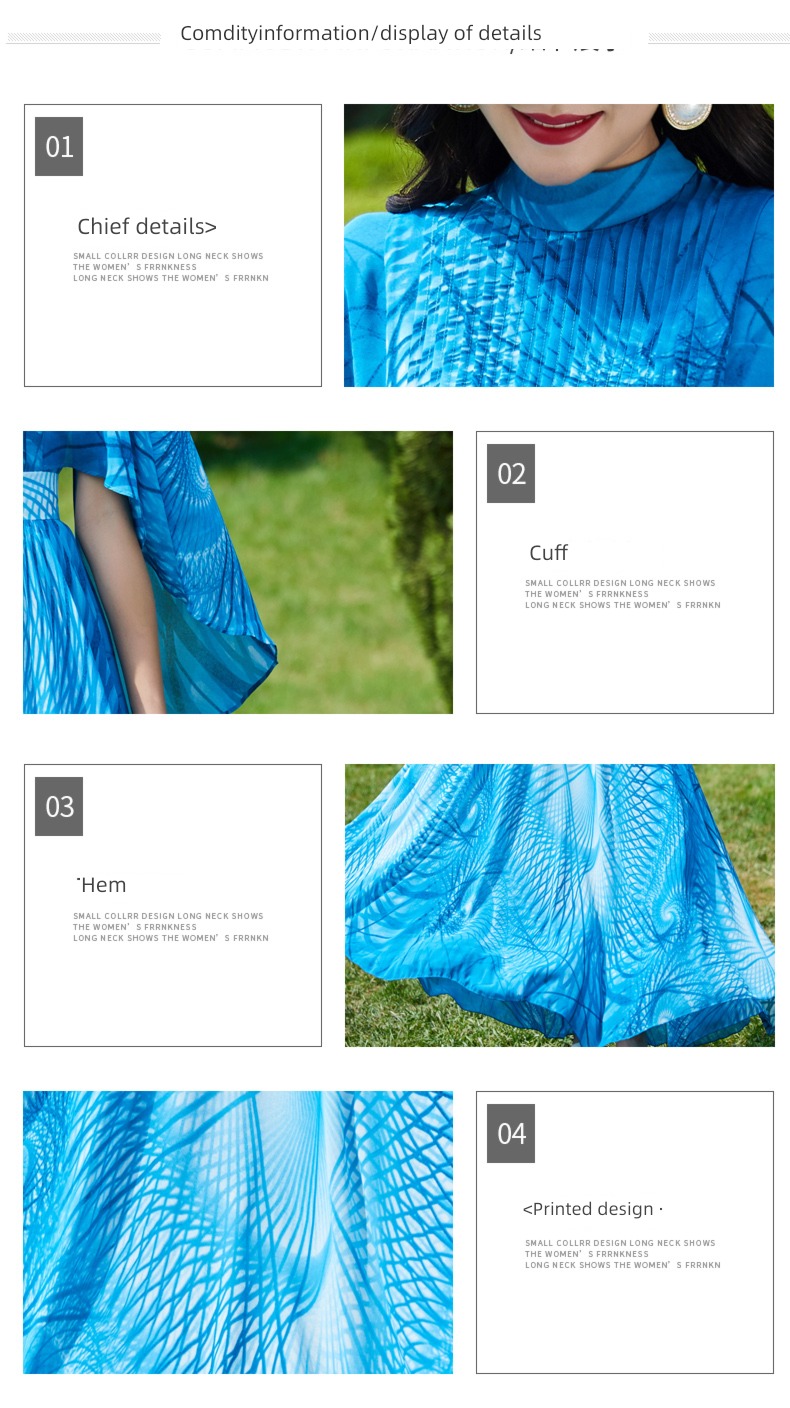 large pagoda sleeve summer Self-cultivation High waist Long skirts cloak