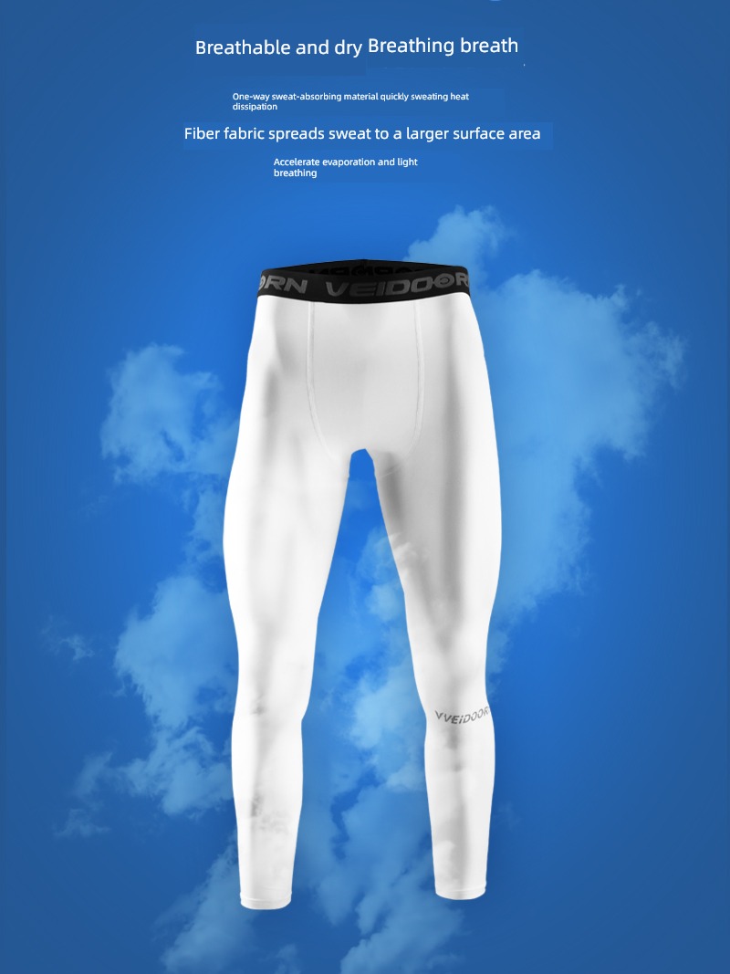 Dimensional motion Seven Basketball Quick drying High elasticity compress trousers