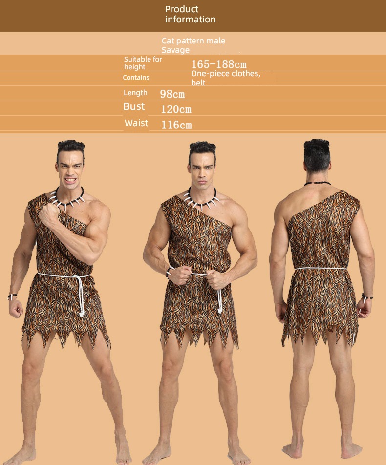 aboriginal The Humans Indian Leopard Print Halloween clothing